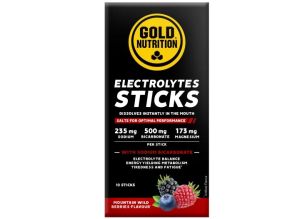 Electroliti Gold Nutrition Electrolytes 10 plicuri, Aroma Fructe de padure