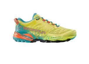 Pantofi alergare trail dama La Sportiva Akasha II 2023-Verde/Bleu-36 1/2