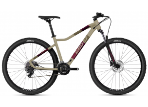 Bicicleta MTB dama Ghost Lanao 27,5" Base AL W 2021-Bej/Visiniu-M