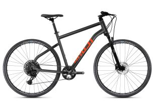 Bicicleta Ghost Square Cross Essential AL U 2021-Gri/Portocaliu-M