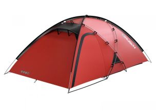 Cort 2-3 persoane Husky Felen-Rosu