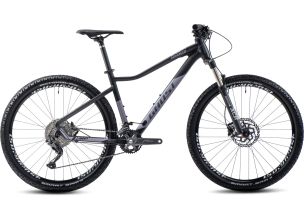 Bicicleta dama MTB Ghost Lanao Advanced 27.5" 2022-Negru/Mov-XS