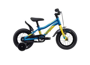 Bicicleta copii Ghost Powerkid 12" 2024-Albastru/Galben