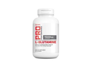 Supliment alimentar GNC Pro Performance L-Glutamine 1500 mg, 90 cps