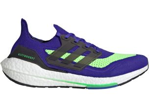Pantofi alergare barbati Adidas Ultraboost 21 SS 2022-Albastru/Verde-42 2/3