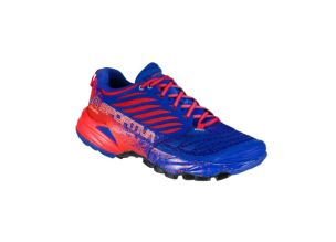 Pantofi alergare trail dama La Sportiva Akasha FW 2021-Albastru/Rosu-36