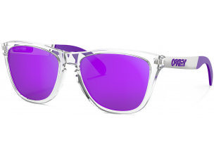 Ochelari de soare Oakley Frogskins Mix Polished Clear / Violet Iridium Polarized