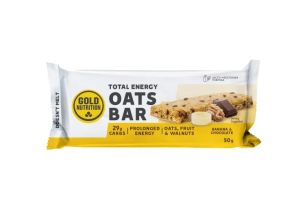 Baton energizant din ovaz Gold Nutrition Total Energy 50g, Aroma Banane Ciocolata
