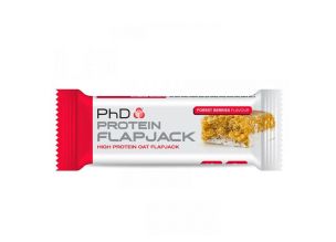 Baton proteic cu ovaz PhD Protein Flapjack+ 75g-Aroma Fructe de padure
