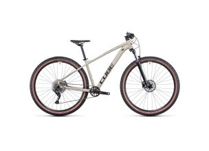 Bicicleta MTB Cube Aim EX 27.5" 2022-Bej/Negru-14''