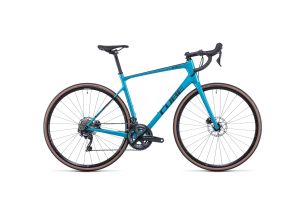 Bicicleta Cube Attain GTC SL 28" 2022-Albastru/Negru-56 cm