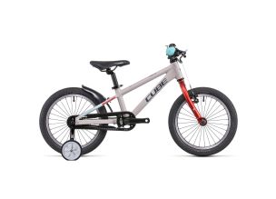 Bicicleta copii Cube Cubie 160 RT 2022-Gri/Rosu