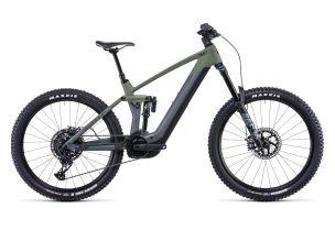 Bicicleta electrica Cube Stereo Hybrid 160 HPC TM 625/750 27.5" 2022-Verde/Gri-22''