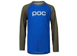 Bluza ciclism copii POC Essential MTB-Albastru/Kaki-130