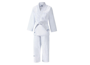 Kimono Judo copii Mizuno Shiro fara centura-Alb-140 cm