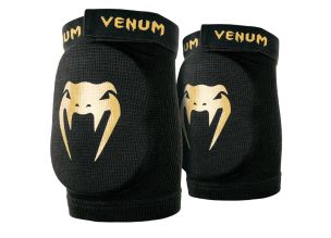 Cotiera Venum Kontact Elbow Protector-Negru/Auriu-S