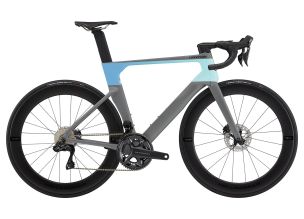 Bicicleta Cannondale SystemSix HM Ultegra Di2 2022-Gri/Albastru-56 cm