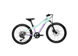 Bicicleta copii Ghost Lanao 20'' Full Party 2023-Verde Menta/Mov