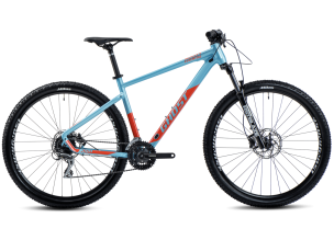 Bicicleta MTB Ghost Kato Essential 27.5" 2022-Albastru/Portocaliu-M