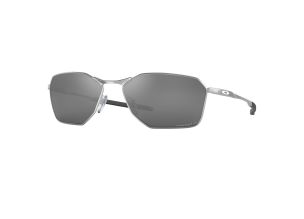 Ochelari de soare Oakley Savitar Satin Chrome / Prizm Black Polarized