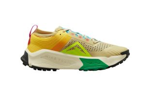 Pantofi alergare trail barbati Nike Zegama ZoomX SS 2023-Bej/Galben/Verde-42