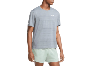 Tricou alergare barbati Nike Dri-FIT Miler-Gri-L