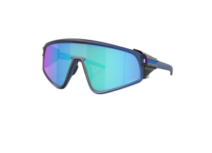 Ochelari de soare Oakley Latch Panel Matte Transparent Navy / Prizm Sapphire
