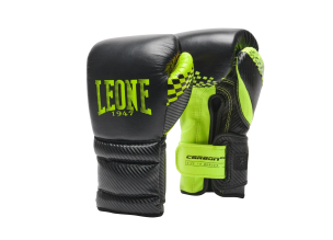 Manusi box Leone Carbon 22-Negru/Lime-12 oz