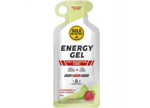 Gel energizant Gold Nutrition Energy Aroma Capsuni Lime, 40g