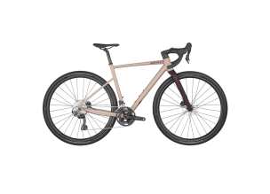 Bicicleta mtb dama Scott Contessa Speedster Gravel 15-Bej/Visiniu-S52