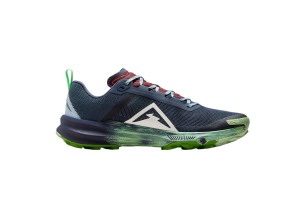 Pantofi alergare trail barbati Nike React Kiger 9 SS 2024-Albastru/Verde-41