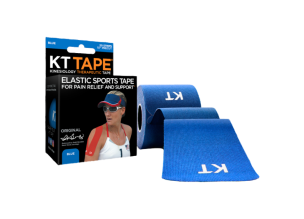 Banda kinesiologica KT Tape Original Coton Precut 5 Metri-Albastru