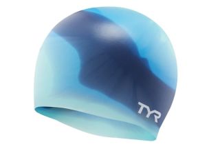 Casca inot TYR Silicon Multicolor-Bleu/Bleumarin