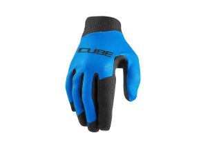 Manusi ciclism Cube Performance Long Finger-Bleu-S