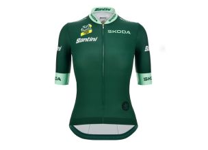 Tricou ciclism dama Santini Zwift best sprinter Tour de France-Verde-XS