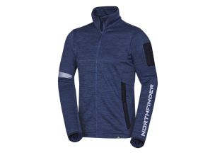 Fleece trekking barbati Northfinder Banks-Bleumarin-S