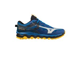Pantofi alergare trail barbati Mizuno Wave Mujin 9 FW 2023-Albastru/Negru-42