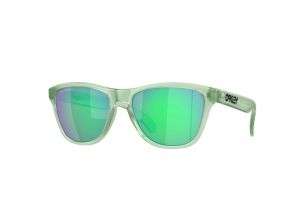 Ochelari de soare Oakley Frogskins XS Matte Transparent Jade / Prizm Jade Polarized