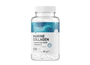 Supliment alimentar OstroVit Colagen Marin cu Acid Hialuronic si Vitamina C 120 cap