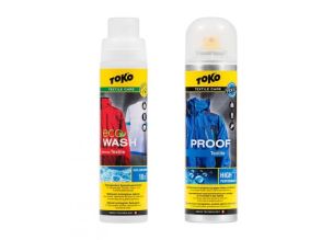 Pachet Toko Detergent Eco Textile Wash + Solutie impermeabilizare Eco Textile Proof 