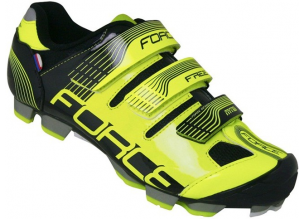 Pantofi ciclism MTB Force Free-Lime/Negru-38