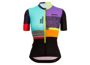 Tricou ciclism dama Santini Paris Roubaix Forger des Heroes