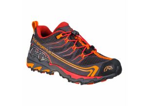 Pantofi alergare trail copii La Sportiva Falkon Low GTX-Gri/Rosu-27