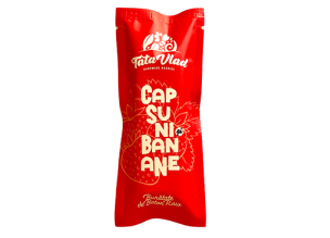 Baton Raw Vegan Tata Vlad-Aroma Capsuni/Banane