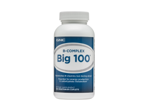 Supliment alimentar GNC B-Complex Big 100, Complex de Vitamina B, 100 tb