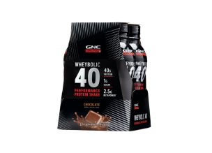Shake proteic GNC Wheybolic 40, 414ml-Ciocolata