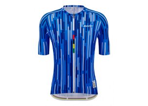Tricou ciclism barbati Santini Salo Del Garda 1962-Albastru-S