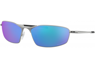 Ochelari de soare Oakley Whisker Satin Chrome / Prizm Sapphire Polarized