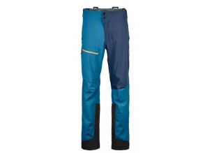 Pantaloni impermeabili barbati Ortovox Ortler 3L-Albastru-M