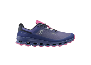 Pantofi alergare trail dama On Cloudvista Waterproof-Albastru/Roz-36 1/2